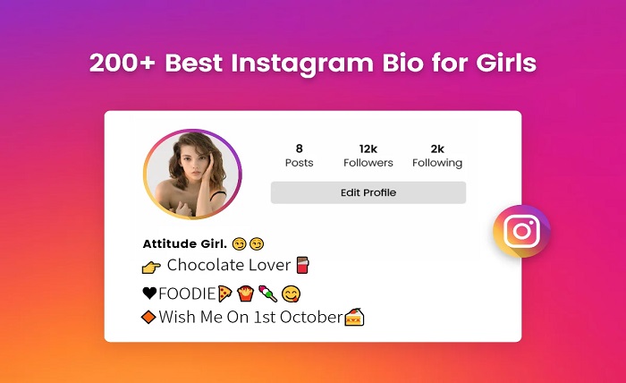 stylish bio for instagram girl