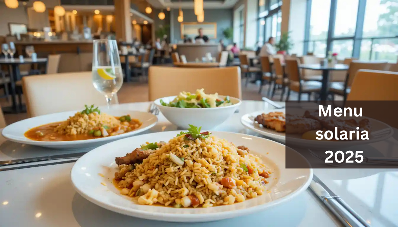 menu solaria 2025