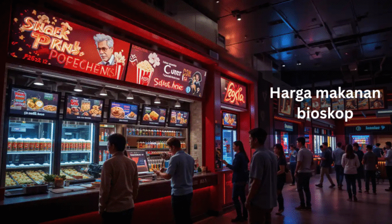 harga makanan bioskop